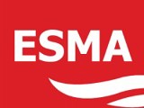 A red logo with white ESMA text